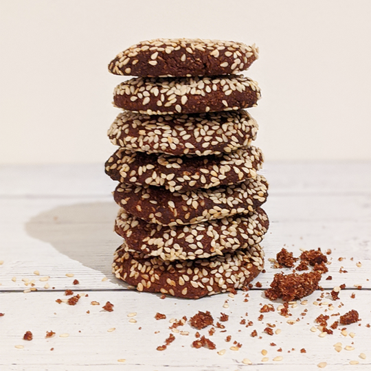 CHOCOLATE TAHINI COOKIES