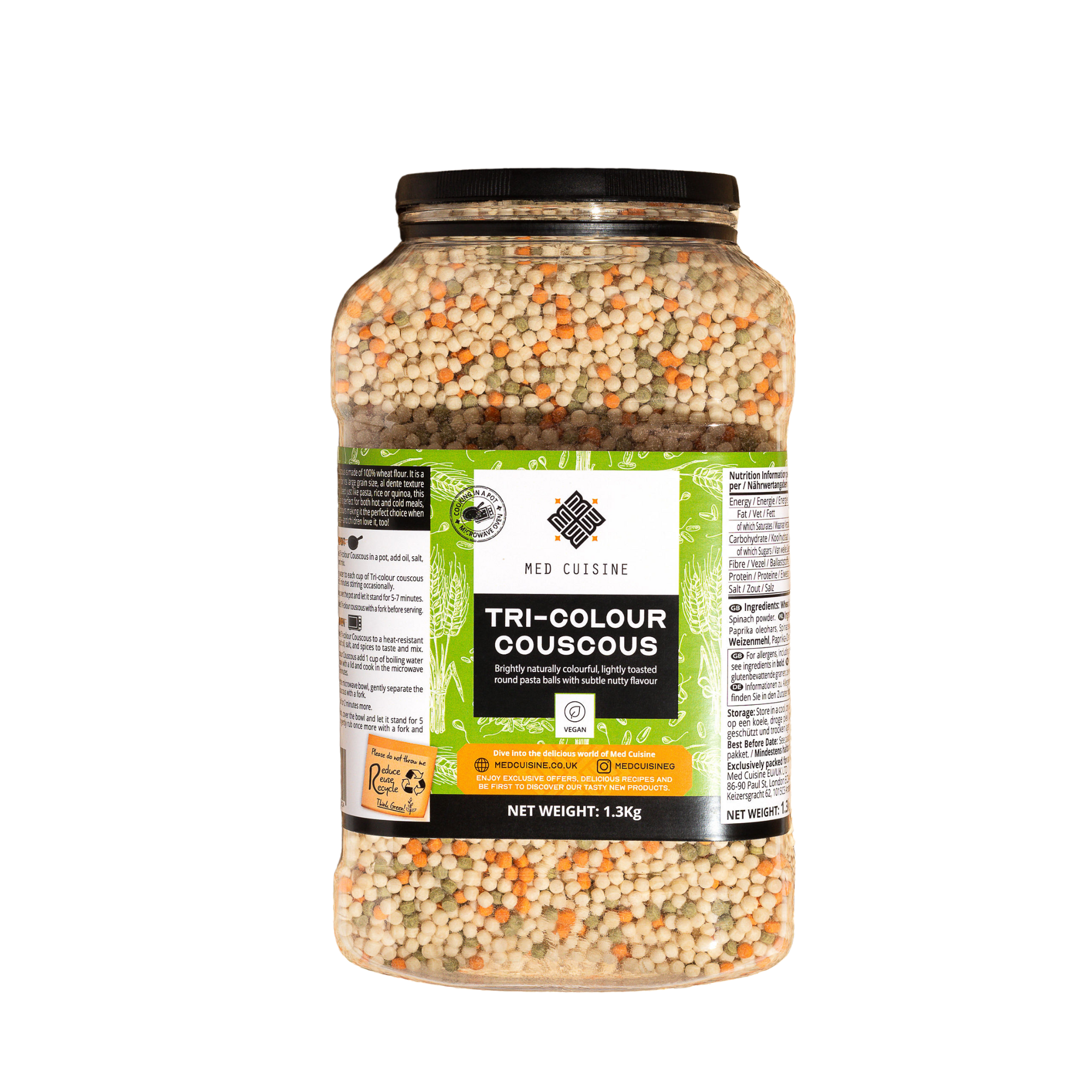 Dreifarbiger Couscous – 1,3 kg
