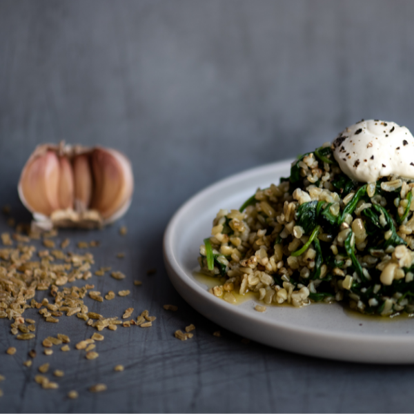 Smoked Green Freekeh grain 